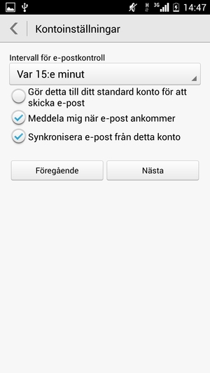 Välj Nästa