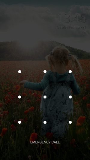 Your phone is now secure with a screen lock