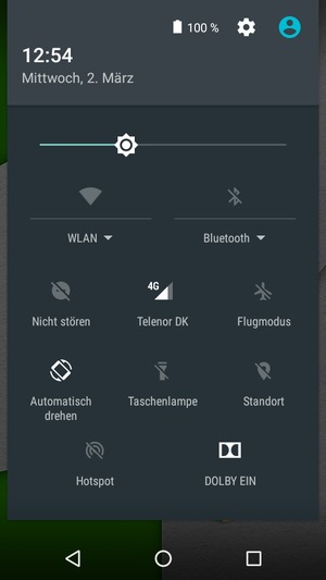 Wählen Sie die Einstellungen-Taste