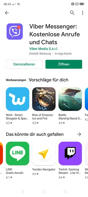 Wählen Sie Öffnen