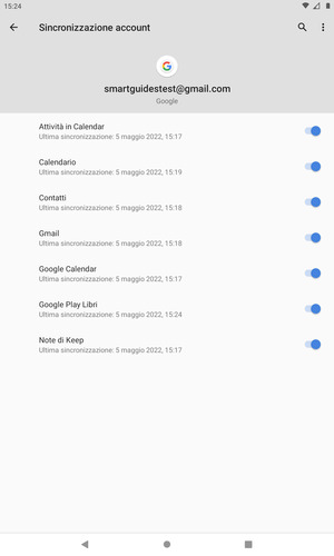 Seleziona il tasto Menu