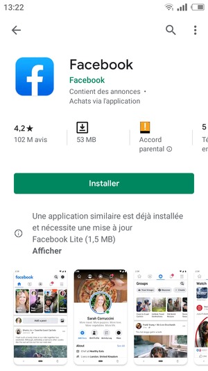 Sélectionnez Installer