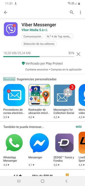Espere a que el proceso de instalación finalice