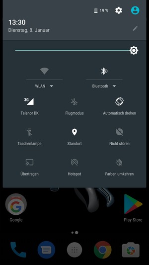 Schalten Sie WLAN und Bluetooth aus