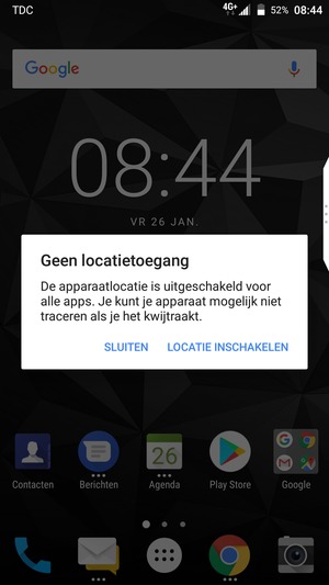 Selecteer SLUITEN
