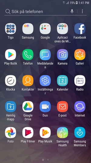 Välj Inställningar