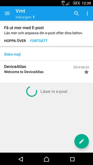 Ditt konto är redo att användas