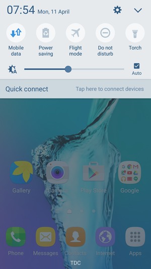 To enable Ultra power saving mode, select Settings