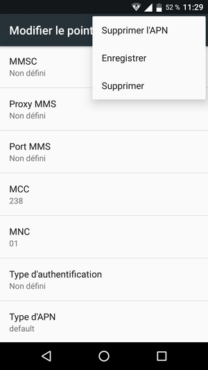 Sélectionnez Enregistrer
