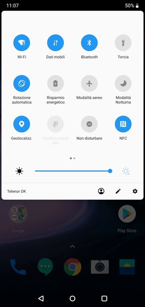 Disattiva Wi-Fi e Bluetooth
