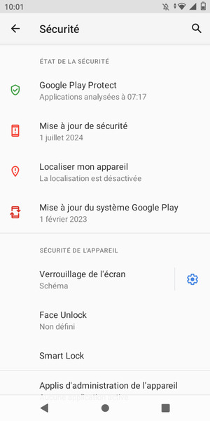 Votre téléphone est maintenant sécurisé par un écran de verrouillage