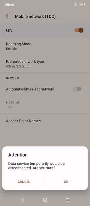 Select OK