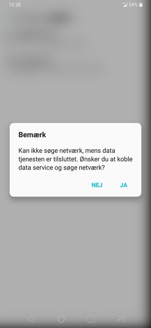 Vælg JA