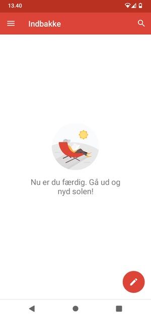 Din Hotmail er klar til brug