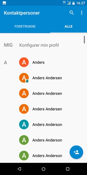 Vælg Menu-knappen
