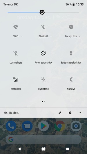 Slå Batterisparefunktion til