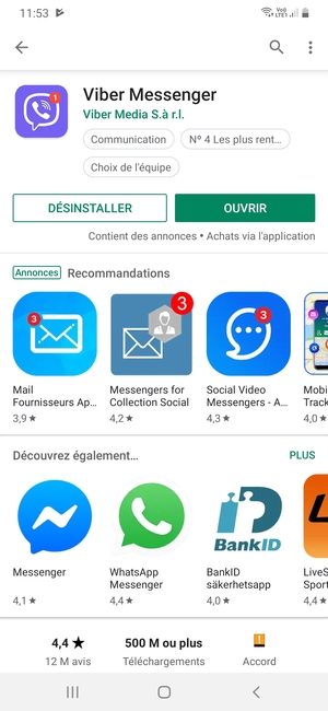 Sélectionnez OUVRIR