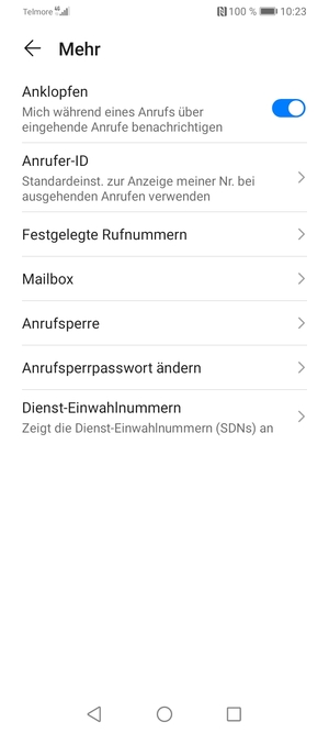 Wählen Sie Mailbox