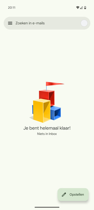 Uw account is klaar voor gebruik