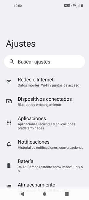 Seleccione Redes e Internet