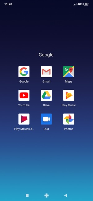 Wählen Sie Gmail