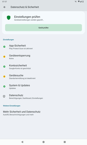 Wählen Sie Mehr Sicherheit und Datenschutz