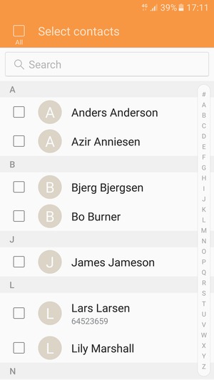 Check the All checkbox
