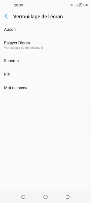 Sélectionnez Schéma