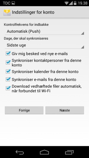 Vælg Næste