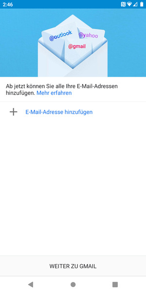 Wählen Sie E-Mail-Adresse hinzufügen