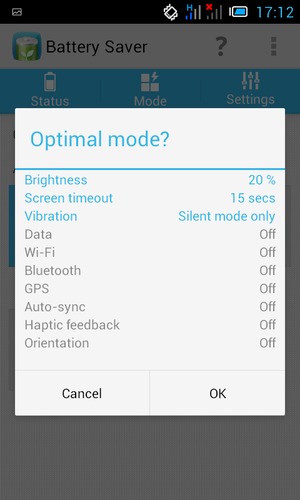 Select OK