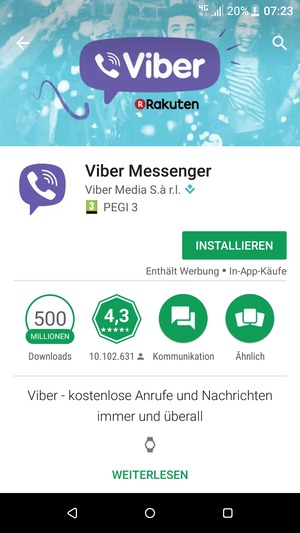 Wählen Sie INSTALLIEREN