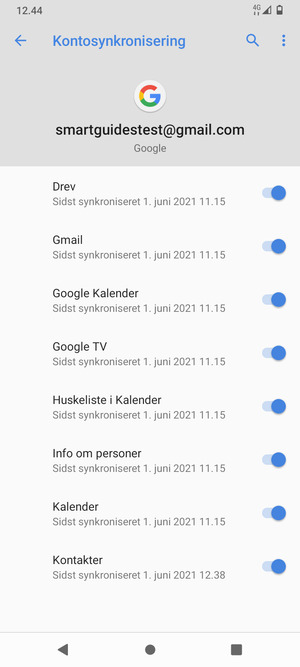 Vælg Menu-knappen
