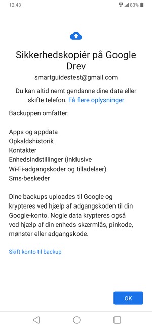Vælg OK