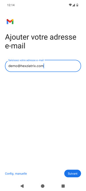 Saisissez votre adresse e-mail et sélectionnez Suivant