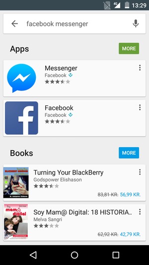 Select the app
