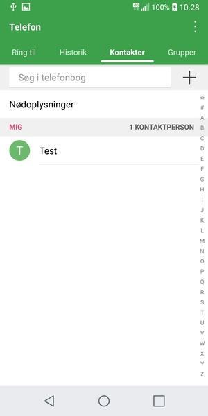 Vælg Menu-knappen