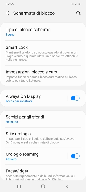 Il tuo telefono è ora protetto dal blocco schermo