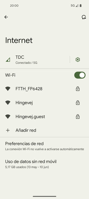 Seleccione la red inalámbrica a la que desea conectarse