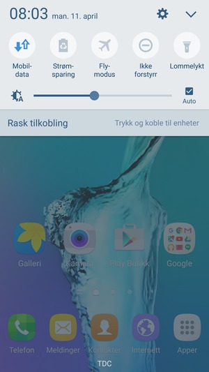 For å aktivere Ultra strømsparingsmodus, velg Innstillinger