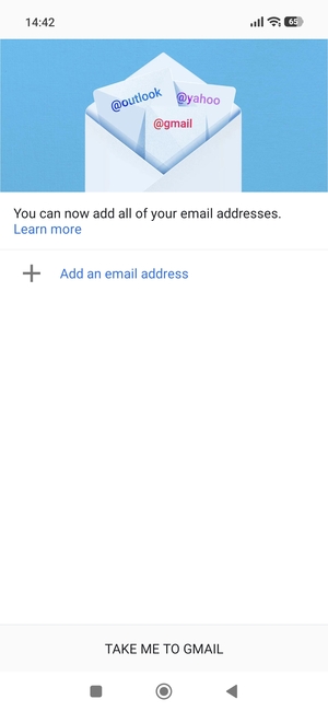 Select Add an email address