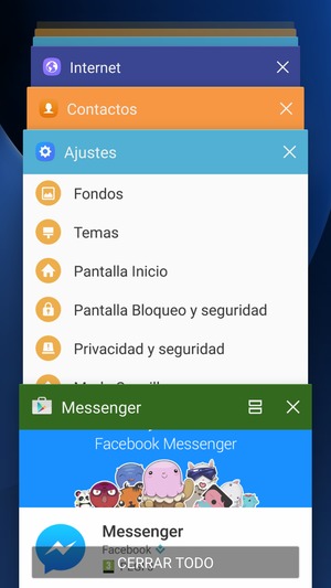 Seleccione CERRAR TODO