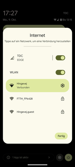 Schalten Sie WLAN aus