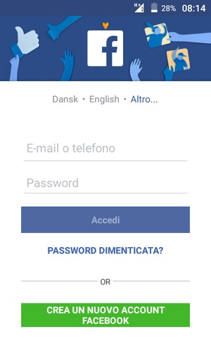 L'app è pronta per l'uso