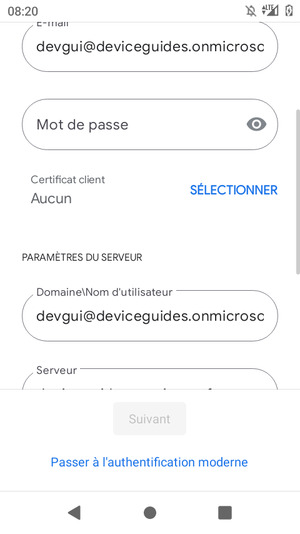 Saisissez votre mot de passe