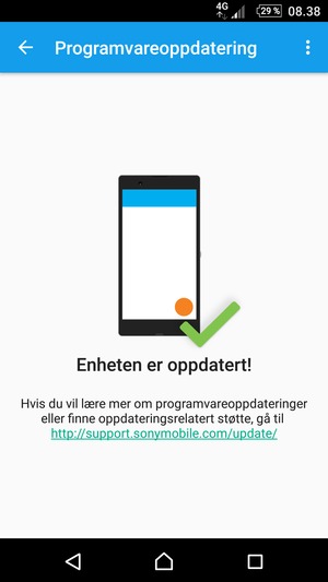 Velg menyknappen