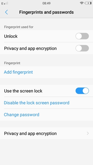 Your phone is now secure with a screen lock