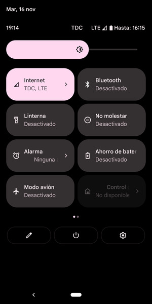 Seleccione Ahorro de batería
