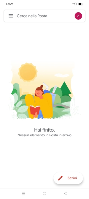 Il tuo account è pronto per l'uso