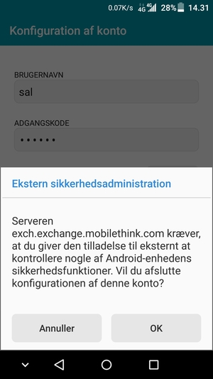 Vælg OK